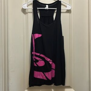 Top Golf women’s large pink & black tank top Topgolf Brand New with tags